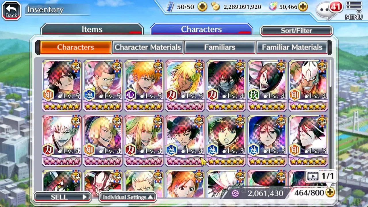 Bleach: Brave Souls Accounts [GLOBAL]50K Orb|TYBW26 Yachiru,10th Anniv Ichigo,R image 11