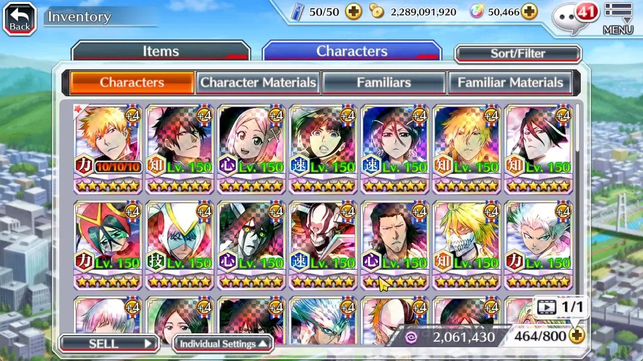 Bleach: Brave Souls Accounts [GLOBAL]50K Orb|TYBW26 Yachiru,10th Anniv Ichigo,R image 9